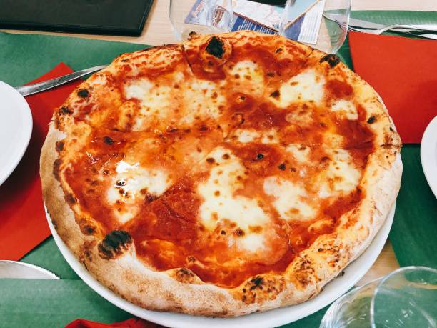 istock Sicilian pizza on the plate 1320961612