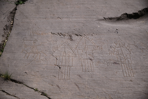Camonica Valley Rock Drawings, Italy, UNESCO Complex of rock drawings in Europe