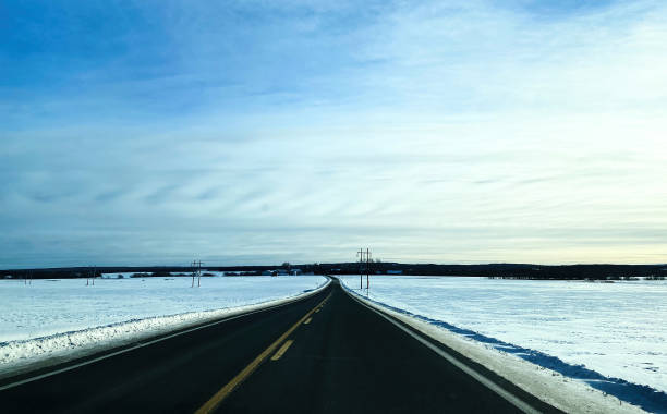 An endless road. stock photo