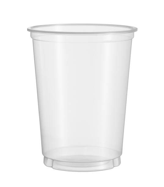 Plastic cup disposable glass Plastic cup disposable glass (with clipping path) isolated on white background disposable cup stock pictures, royalty-free photos & images