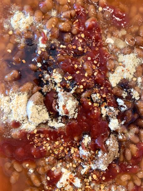 istock Baked Beans with Ingredients on Top 1320974124
