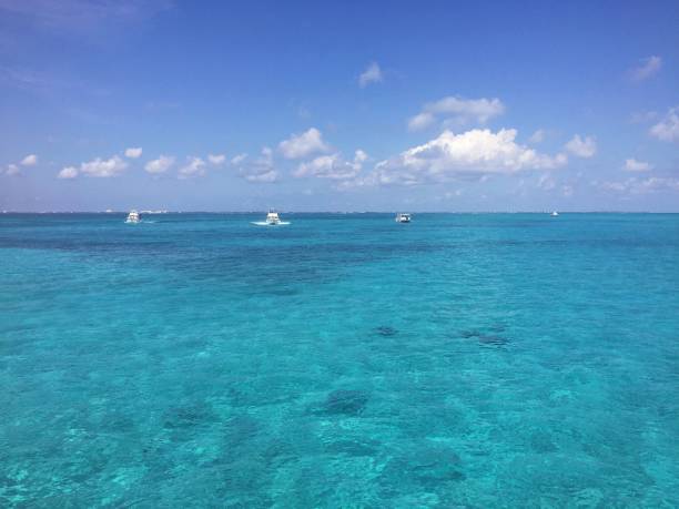 istock Stunning cloudscape landscape on Grand Cayman, Cayman Islands 1320974197