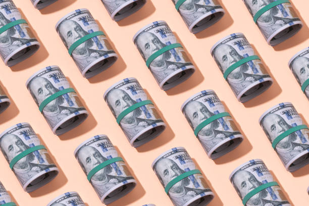 istock Roll of One Hundred Dollar Banknotes 1320976249