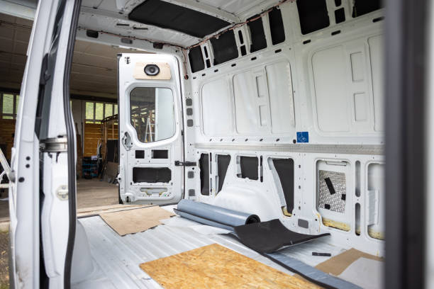 istock Conversion of a van into a caravan - early stage 1320978996