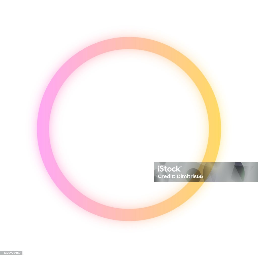Coloured Rounded Background Frame Round Abstract Colored Frame Stock Illustration - Download Image Now ...
