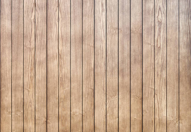 Stylish wainscoting of toned ash timber planks as background Stylish contemporary wainscoting made of thin light toned ash timber planks as textured background for design close view parallel photos stock pictures, royalty-free photos & images
