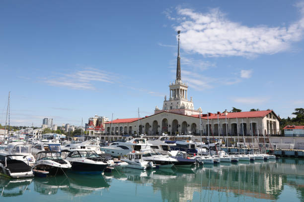 Seaport of Sochi, Russia