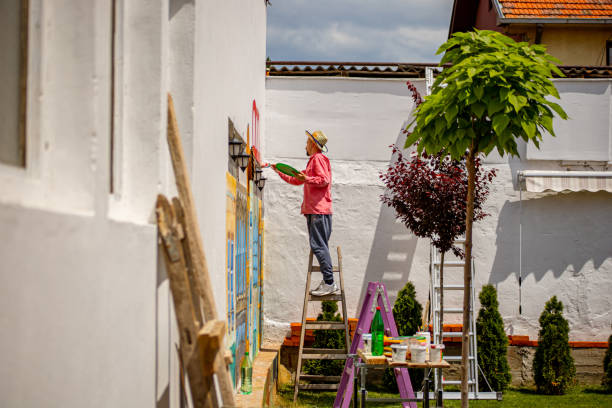 istock Mural painting with brush 1320994679