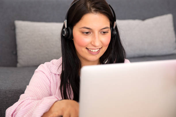 istock Contact center working from home 1320995549