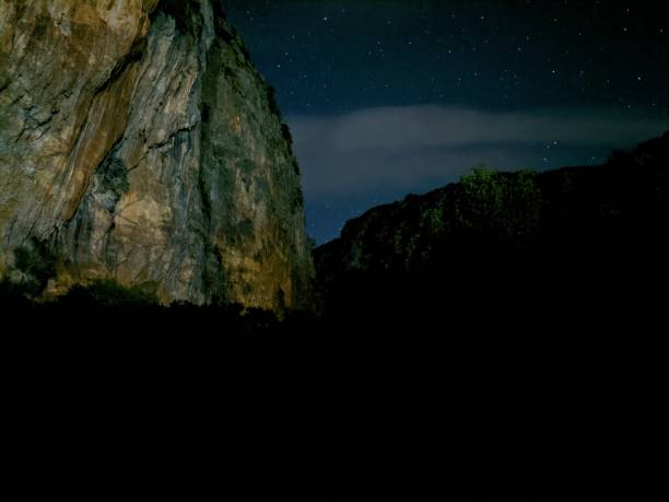 istock Night sky in the canyon 1320998589