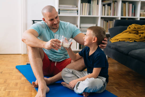 istock father and son at home 1321001445