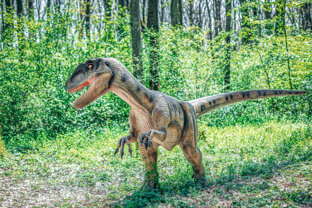 istock Dinosaur in the jungle. 1321012754