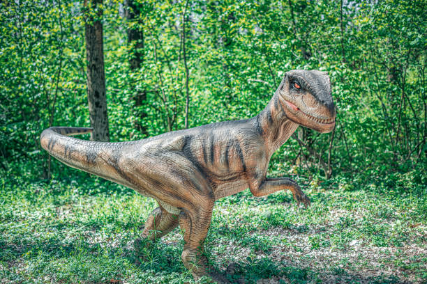 istock Dinosaur in the jungle. 1321012757