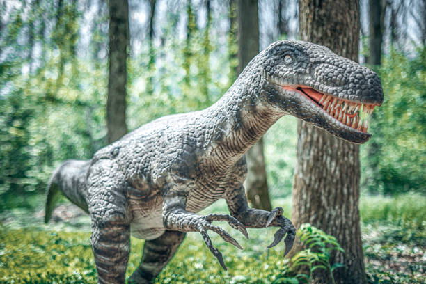 istock Dinosaur in the jungle. 1321012815