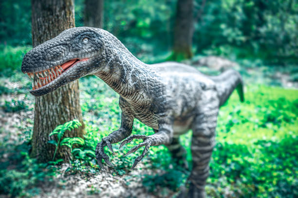 istock Dinosaur in the jungle. 1321012822