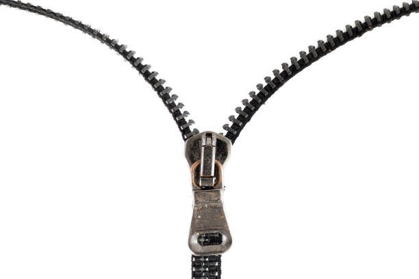 iron lightning in the open form isolated on a white background close up