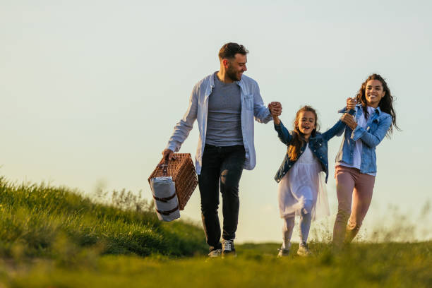 istock Enjoying nature together in the fields 1321020964