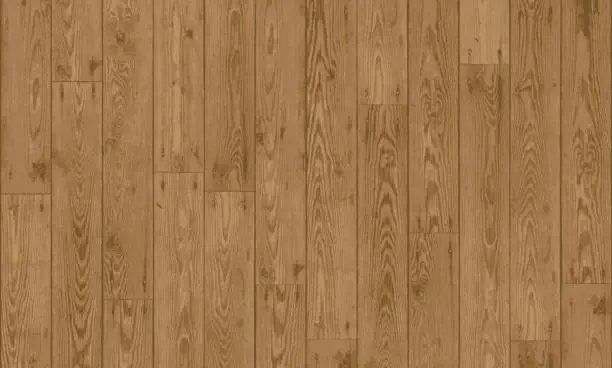 Vector illustration of Wooden boards background