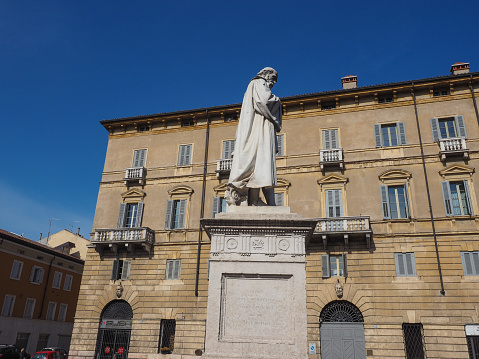 Verona, Italy - Circa March 2019: Architect Michele Sanmicheli monument