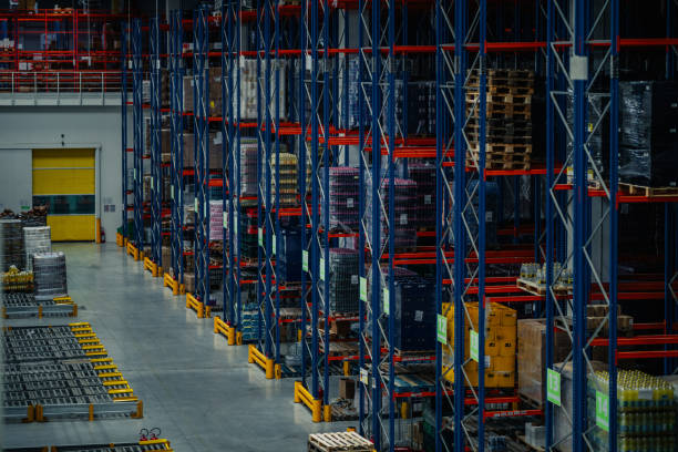 istock Warehouse goods stock concept. 1321028119