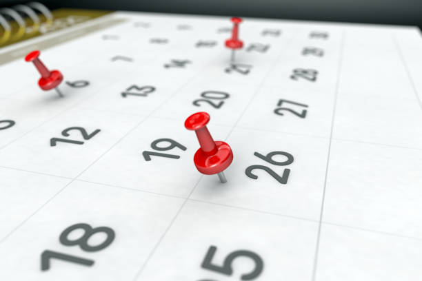 istock 3d rendering of important days concept. 1321028956