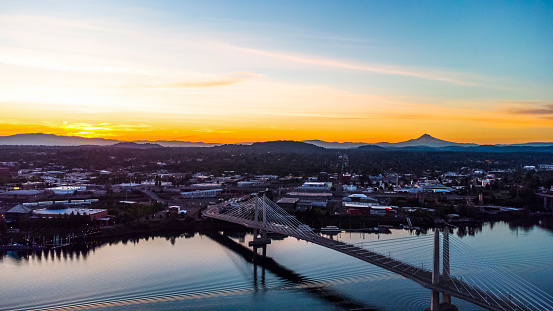 Sunrise at Portland, Oregon