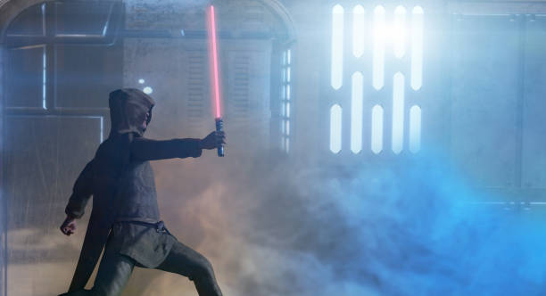 istock a man holds a laser lightsaber in his hands render 3d 1321032038