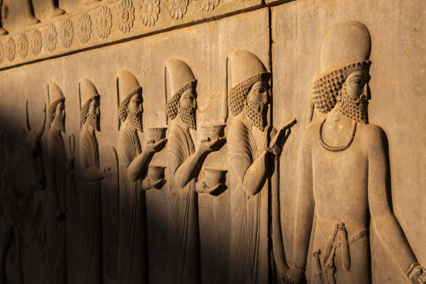istock Relief sculpture in Apadana Palace 1321039221