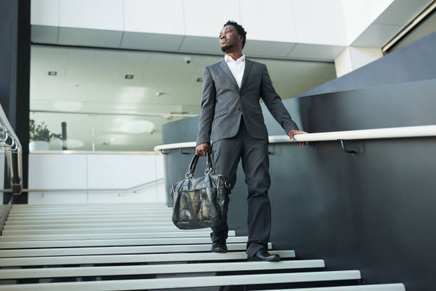istock Successful African American Businessman in Lobby 1321041813