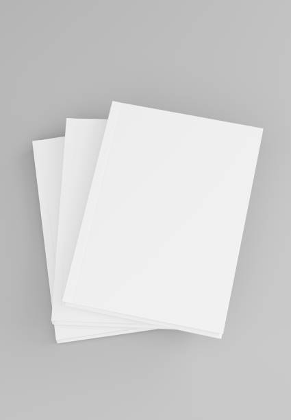 istock 3d render of white book for your mockup design 1321043412