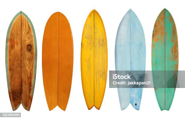 Fishboard Surfboard Stock Photo - Download Image Now - Surfboard, Surfing, Plank - Timber
