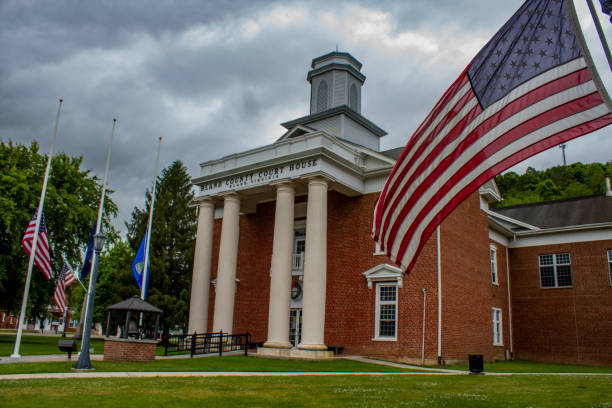 istock Bland County Courthouse in Virginia 1321055610