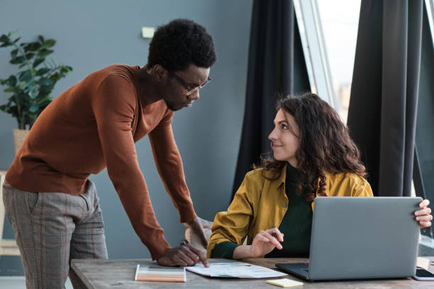 istock Business colleagues working in team 1321058060