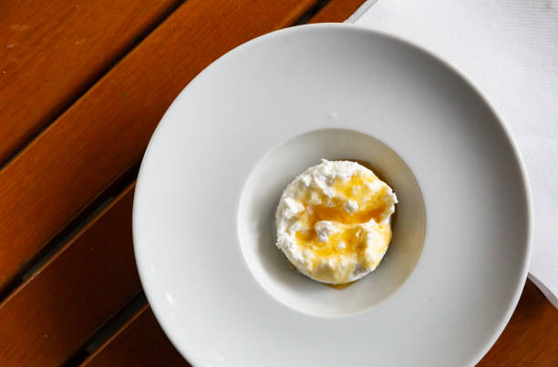 Cheese with honey - traditional Catalan dessert