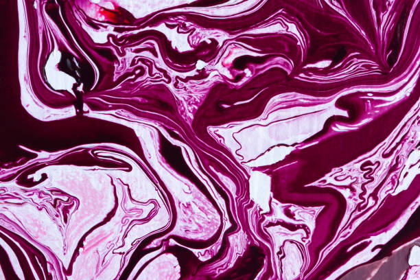 istock Magenta marble texture. Abstract acrylic pink and purple background. 1321081644