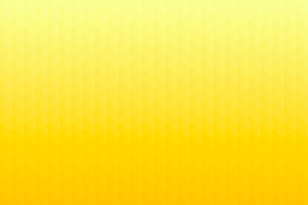 추상 기하학적 배경 - 삼각형 패턴의 모자이크 - 노란색 그라데이션 - 노란색 배경 stock illustrations