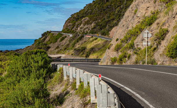 istock The Great Ocean Road along the sea 1321083240