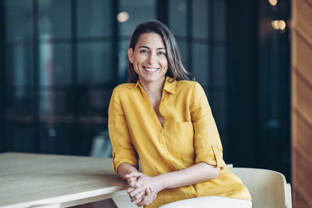 istock Confident and successful young businesswoman 1321088044