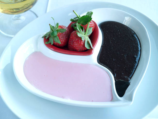 Chocolate and Strawberry Pudding