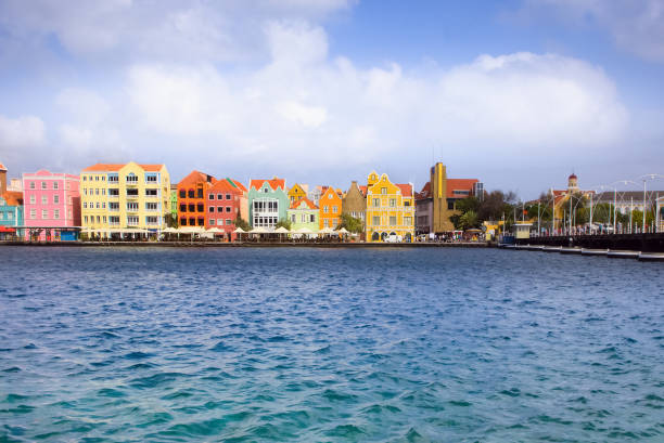 istock Downtown of Willemstad, Curacao, ABC, Netherlands 1321097577