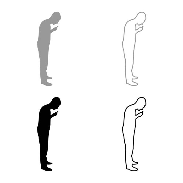 Man cleans teeth Male brushing Toothbrush hold in hand arm Taking care health Oral hygiene Healthy lifestyle concept Morning routine Dentalcare silhouette grey black color vector illustration solid outline style image Man cleans teeth Male brushing Toothbrush hold in hand arm Taking care health Oral hygiene Healthy lifestyle concept Morning routine Dentalcare silhouette grey black color vector illustration solid outline style simple image black man brushing teeth stock illustrations