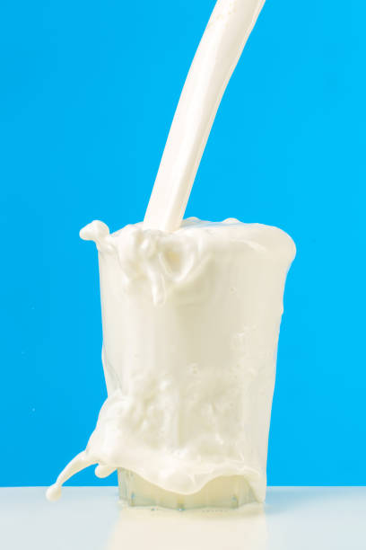 istock Glass of milk in studio 1321102645