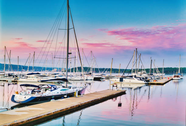 istock modern city Oslo / norway / midnight sun / sunrise 1321106947
