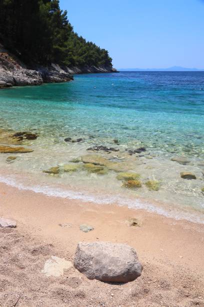 istock Croatia beach - Korcula Island 1321118620