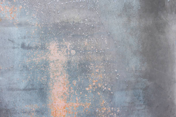 istock Grey Rusty textured metal background. Copy space for designers. 1321127630