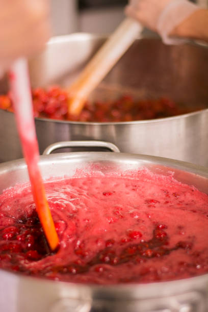 istock Industrial kitchen. Chefs preparing food. 1321133928