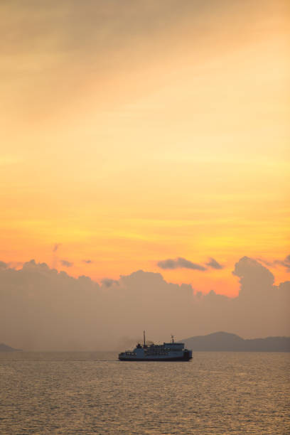 istock Sanset Sky with colorful clouds, without birds 1321135791