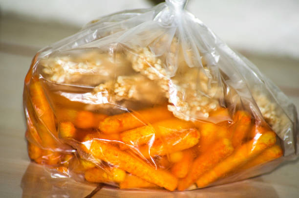 istock Spiced Potato Salty Crackers. 1321145326