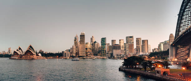 istock sydney skyline at dusk 1321162710