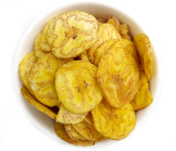 istock Bowl of crunchy plantain chips 1321173993